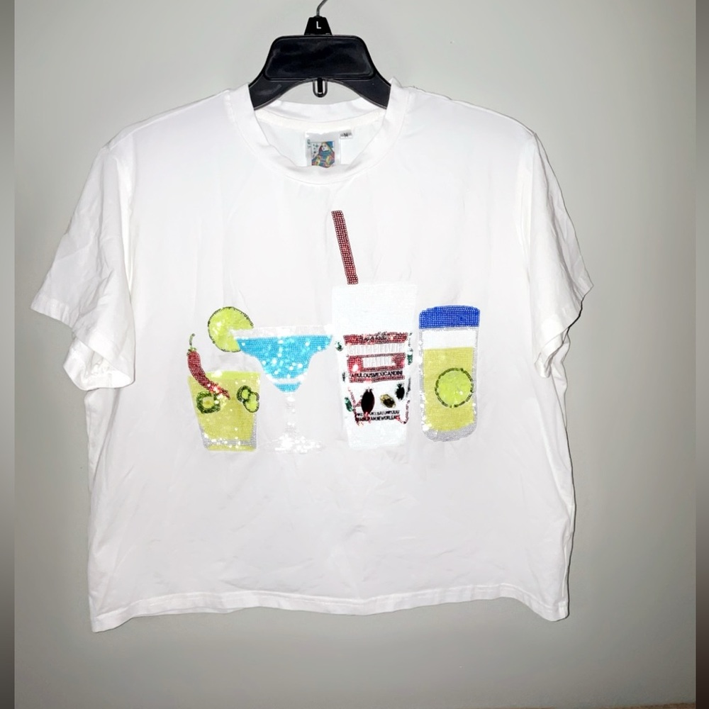 Rare QUEEN OF SPARKLES Margarita T-shirt